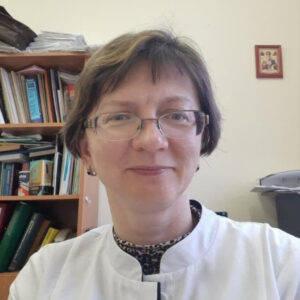 Sholkova Mariaحاصلة على الدكتوراه، ونائب رئيس قسم العمل التربوي والمنهجي في قسم الأمراض الباطنية في الجامعة الطبية الحكومية البيلاروسية