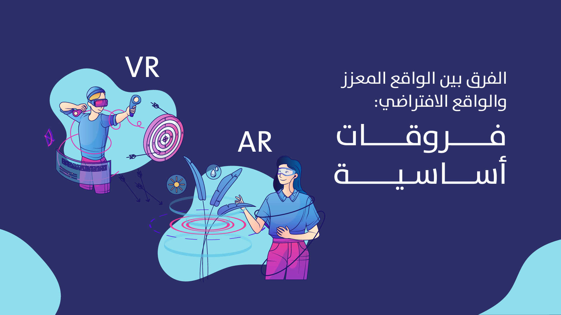 الفرق بين الواقع المعزز والواقع الافتراضي